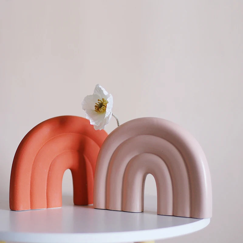 Rainbow Pastel Vase - Dewdrop Blossom