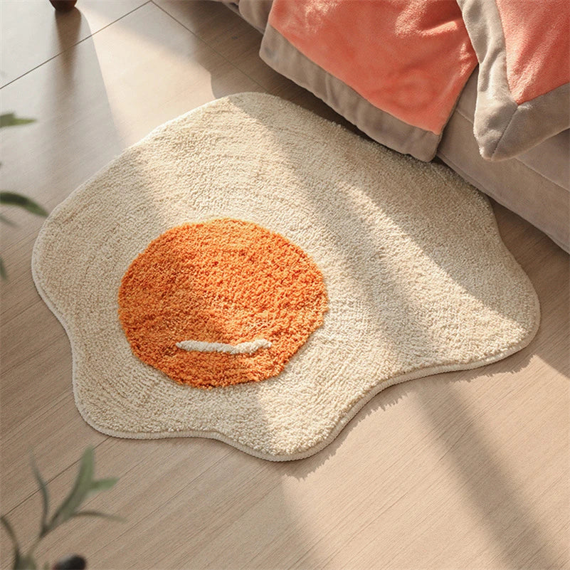 Fried Egg Rug