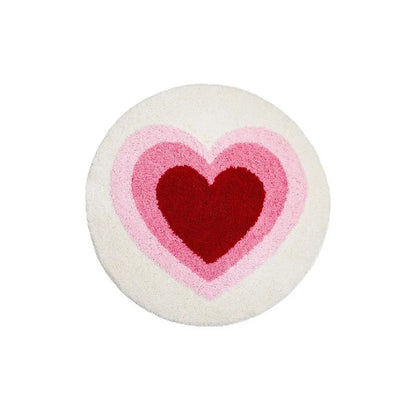 Layered Heart Rug