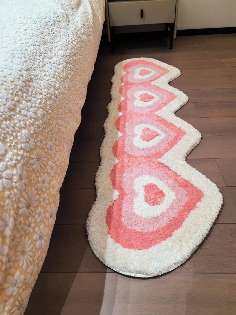 Row of Hearts Rug