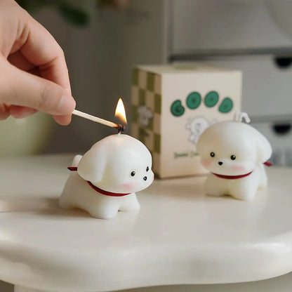 Mini Puppy Candle