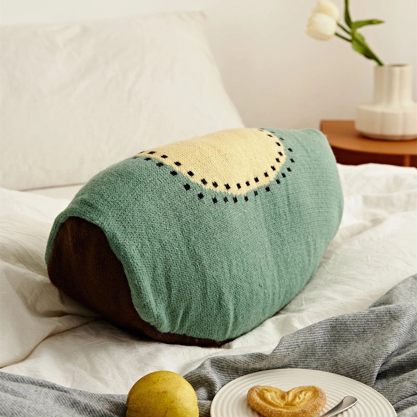 Fruit Slice Cushion - Dewdrop Blossom