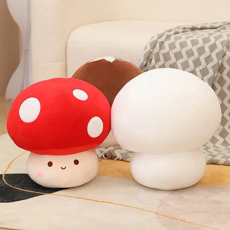 Mushroom Pillow - Dewdrop Blossom