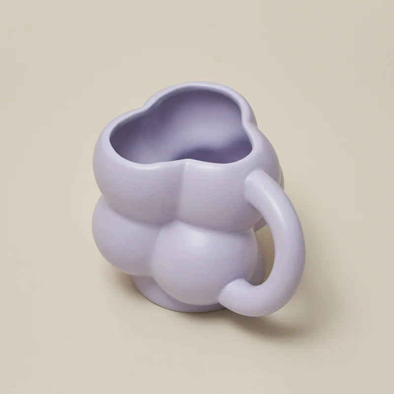 Bubble Ceramic Mug - Dewdrop Blossom