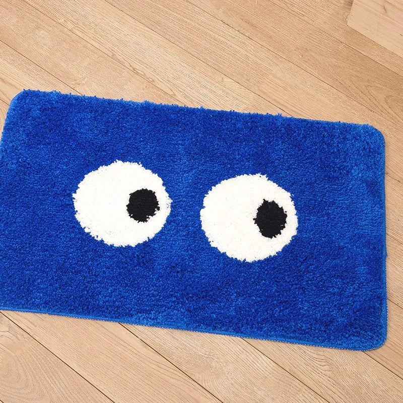 Red and Blue Eyes Rug