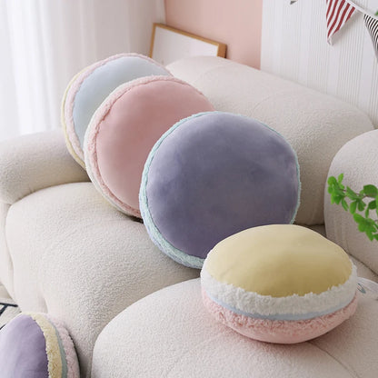 Pastel Macaron Cushion - Dewdrop Blossom