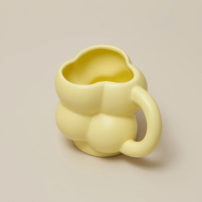 Bubble Ceramic Mug - Dewdrop Blossom