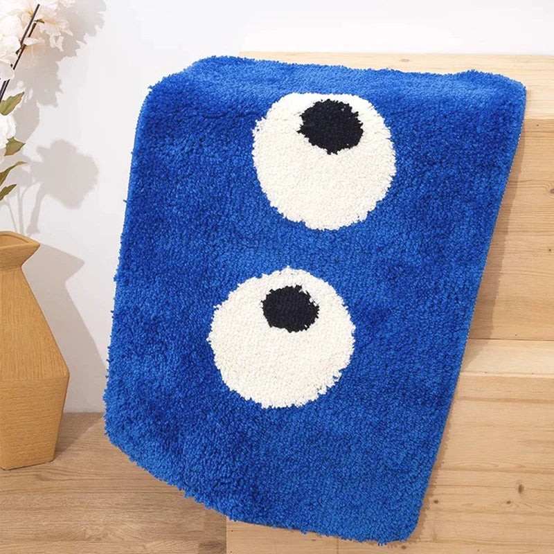 Red and Blue Eyes Rug