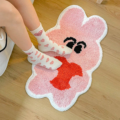 Rabbit Heart Rug