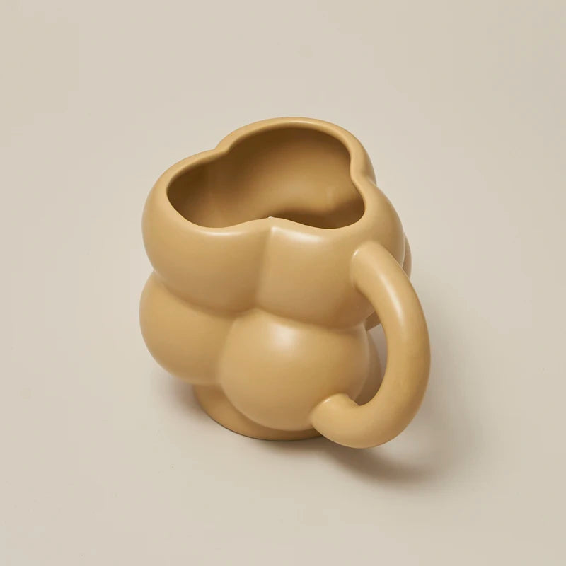 Bubble Ceramic Mug - Dewdrop Blossom