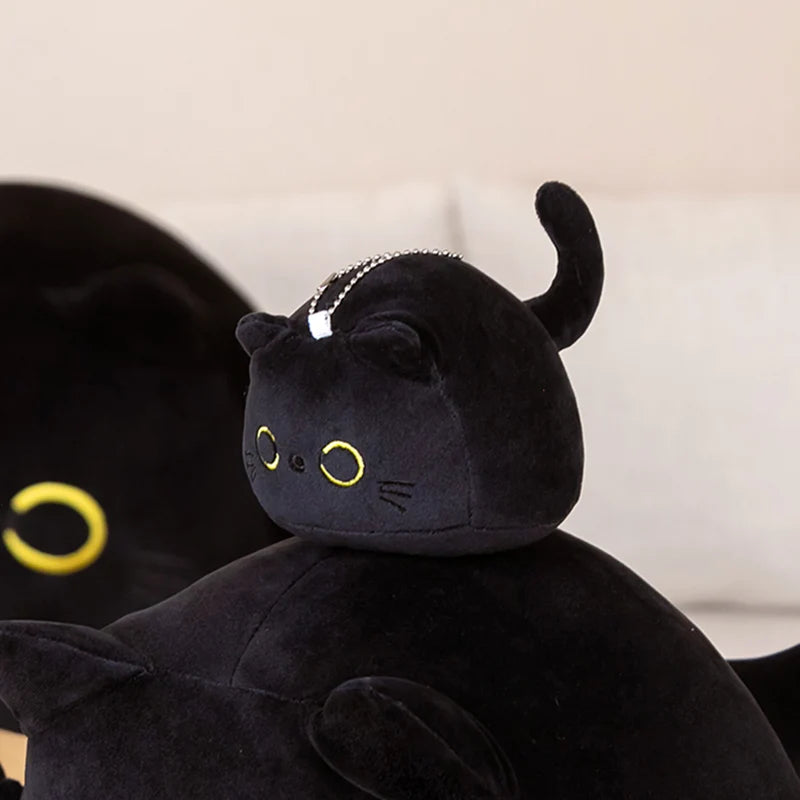 Black Cat Plush Cushion