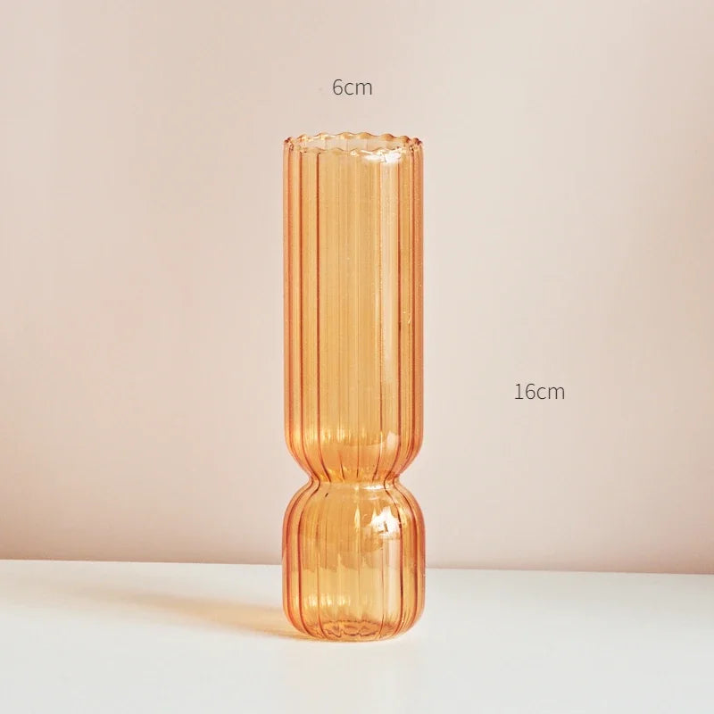 Long Bubble Vase - Dewdrop Blossom