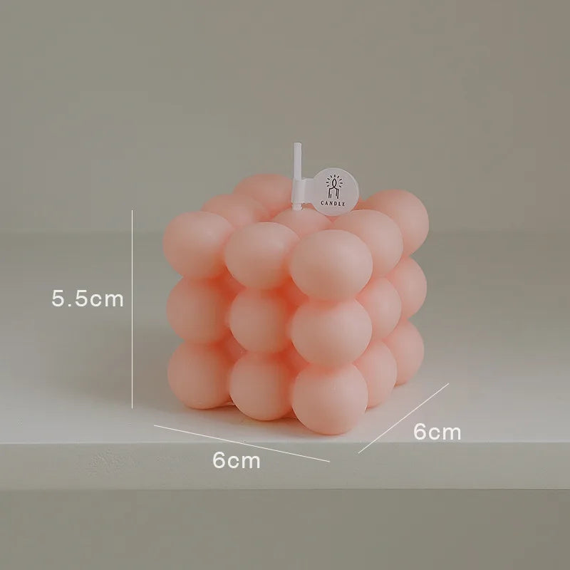 Bubble Cube Candle - Dewdrop Blossom