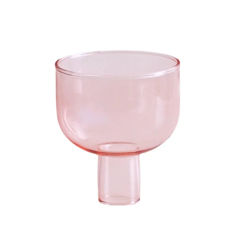 Two Tone Glass Candle Holder - Dewdrop Blossom