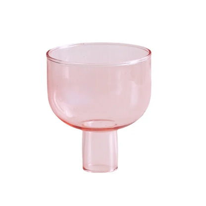 Two Tone Glass Candle Holder - Dewdrop Blossom