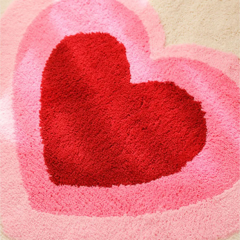 Layered Heart Rug