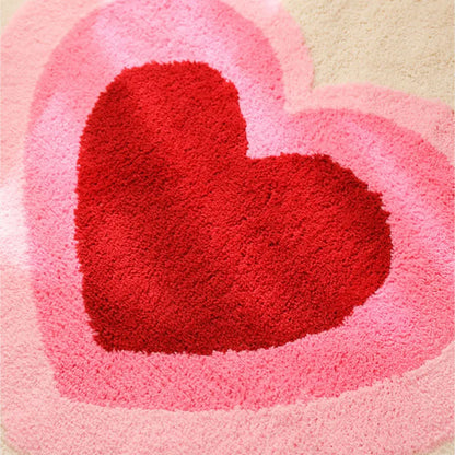 Layered Heart Rug