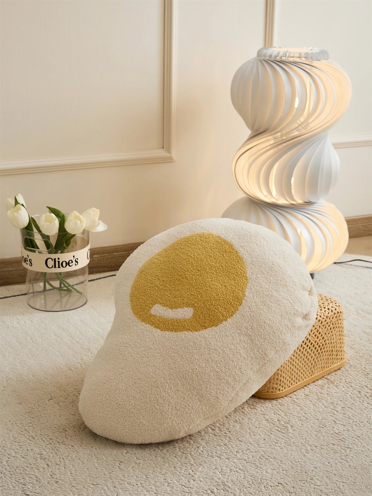 Sunny Side Up Cushion - Dewdrop Blossom