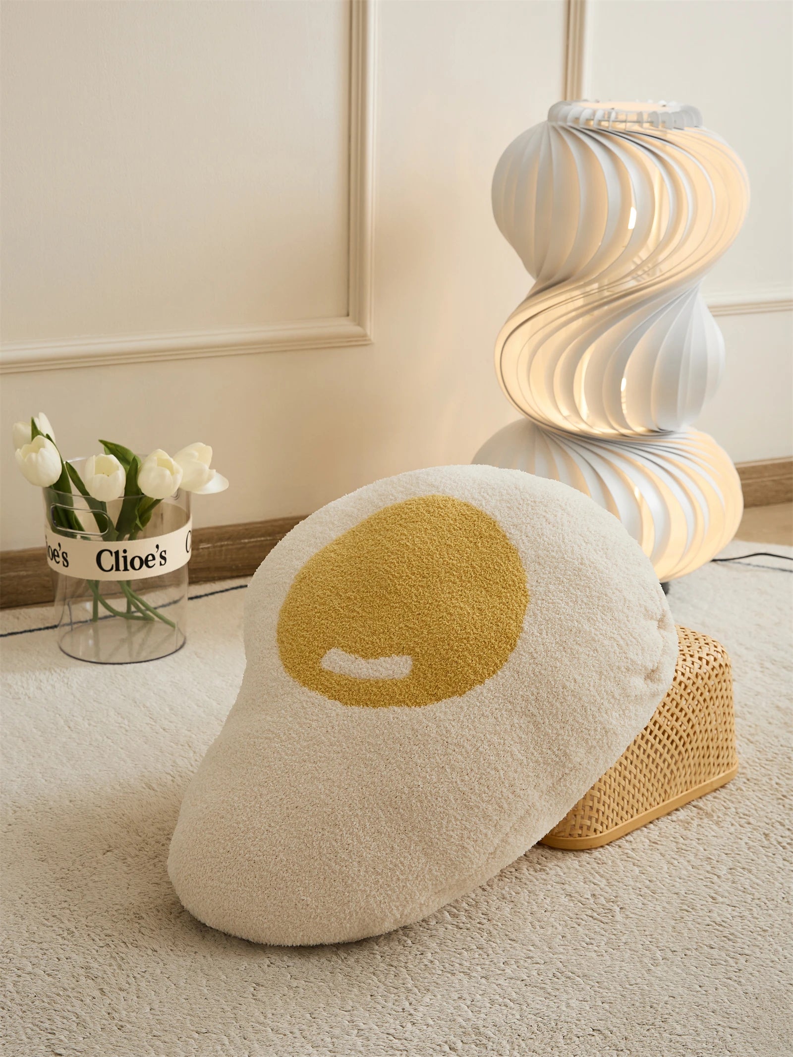 Sunny Side Up Cushion - Dewdrop Blossom