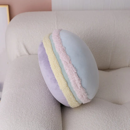 Pastel Macaron Cushion - Dewdrop Blossom