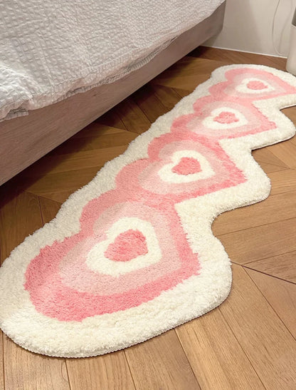 Row of Hearts Rug