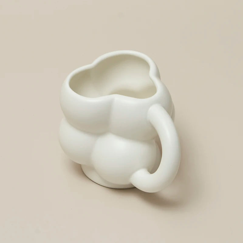 Bubble Ceramic Mug - Dewdrop Blossom