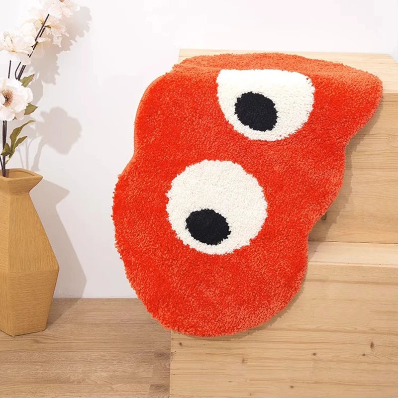 Red and Blue Eyes Rug