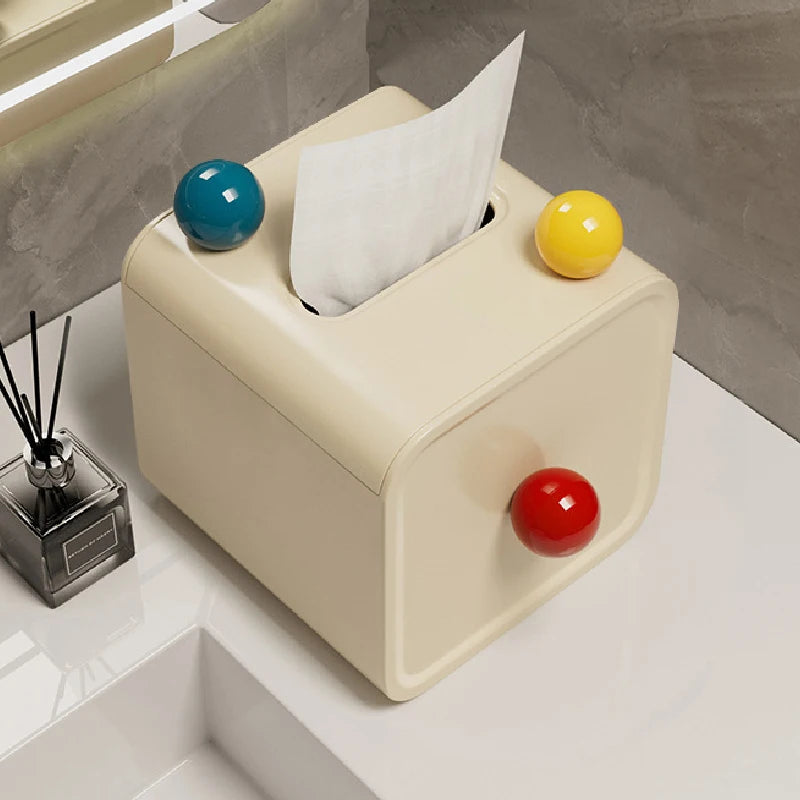 Colourful Ball Tissue Holder