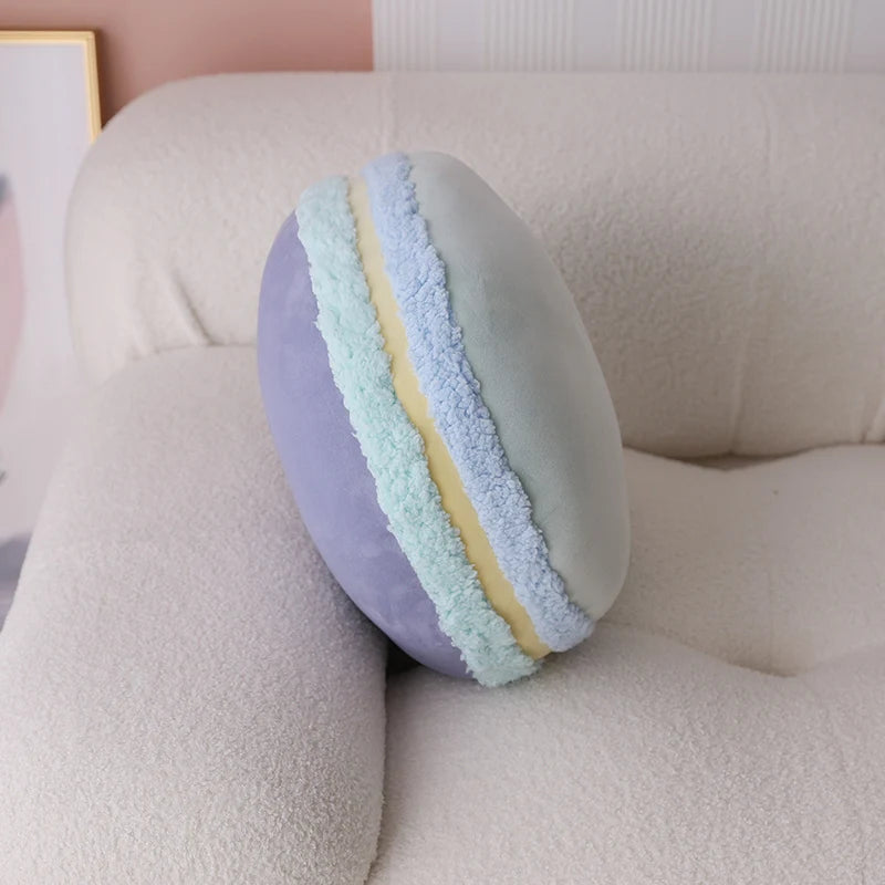 Pastel Macaron Cushion - Dewdrop Blossom