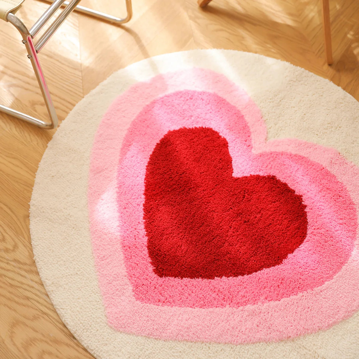 Layered Heart Rug