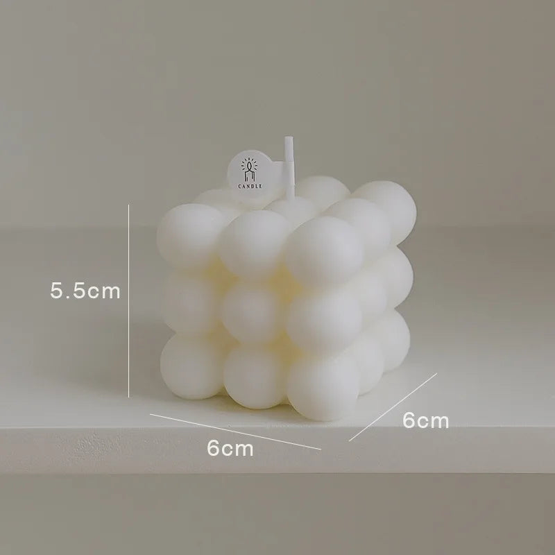 Bubble Cube Candle - Dewdrop Blossom