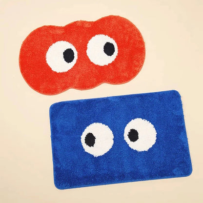 Red and Blue Eyes Rug