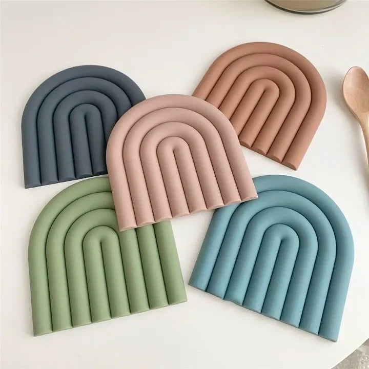 Rainbow Silicone Coaster