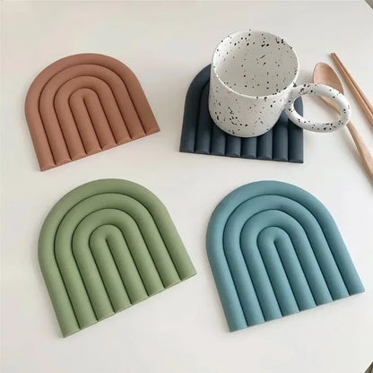 Rainbow Silicone Coaster