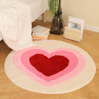 Layered Heart Rug