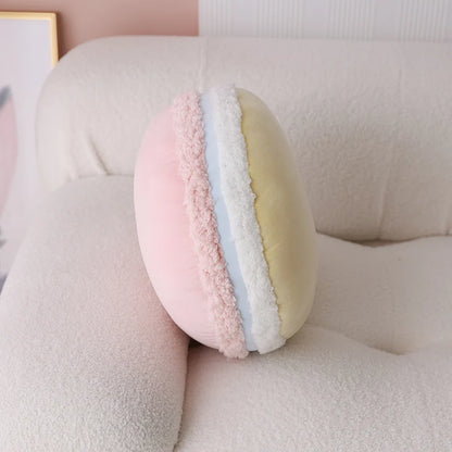 Pastel Macaron Cushion - Dewdrop Blossom